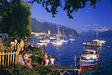 Montreux, Lake Geneva (Lac Leman), Switzerland, Europe