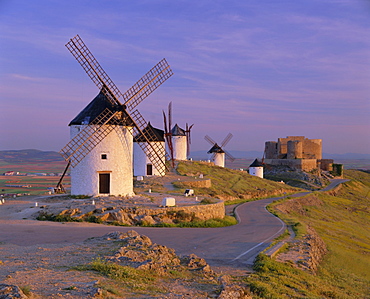 Windmills, Consuegra, Ruta de Don Quixote, Castilla La Mancha, Spain, Europe