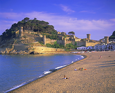 Tossa de Mar, Costa Brava, Catalunya (Catalonia) (Cataluna), Spain, Europe