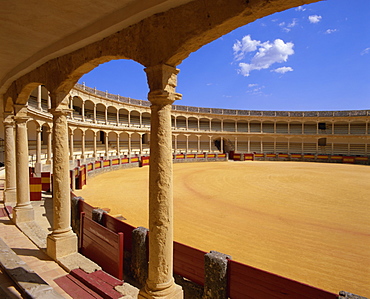 Plaza de Toros (bull ring) dating from 1785, Ronda, Andalucia (Andalusia), Spain, Europe