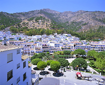 The white hill village of Mijas, Costa del Sol, Andalucia (Andalusia), Spain, Europe