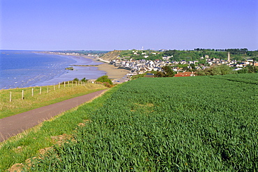 D-Day beach, Arromanches, Normandie (Normandy), France, Europe