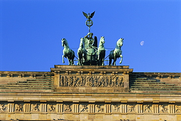 The Quadriga, Brandenburg Gate, Berlin, Germany, Europe