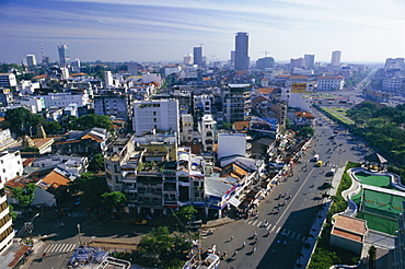 City view, Ho Chi Minh City (Saigon), Vietnam, Indochina, Asia