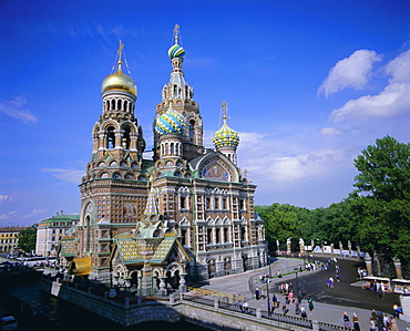 Church on Spilled Blood (Church of the Resurrection), UNESCO World Heritage Site, St. Petersburg, Russia, Europe