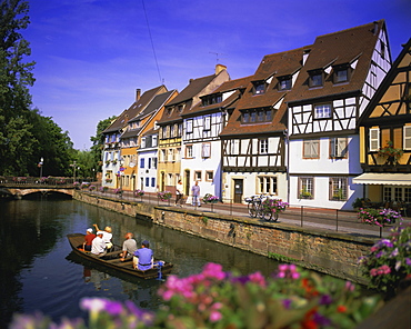 Colourful house fronts, Colmar, Alsace, France