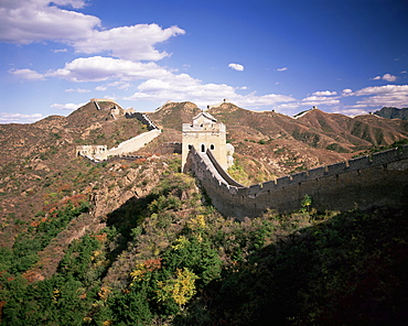 Jinshanling section of the Great Wall of China, UNESCO World Heritage Site, near Beijing, China, Asia