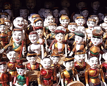 Water puppets, Hanoi, Vietnam, Indochina, Southeast Asia, Asia