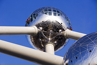 The Atomium, symbol of the 1958 Brussels World's Fair and now an iconic symbol of the city, Brussels, Belgium, Europe