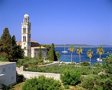 Franciscan monastery, Hvar Town, Hvar Island, Dalmatia, Dalmatian Coast, Croatia, Europe