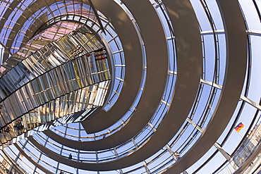 Interior of Reichstag (Parliament building), Berlin, Germany, Europe