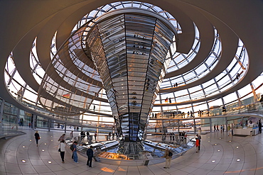 Interior of Reichstag (Parliament building), Berlin, Germany, Europe