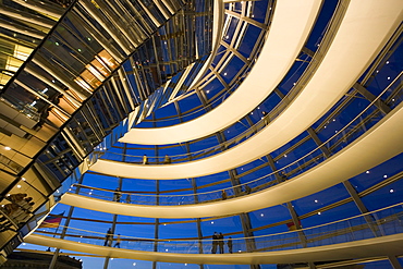 Interior of Reichstag (Parliament building), Berlin, Germany, Europe