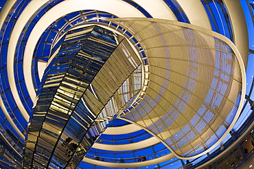 Interior of Reichstag Parliament building, Berlin, Germany,Europe