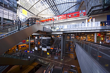 Berlin Central Train Station, opened in 2006, Berlin, Germany, Europe