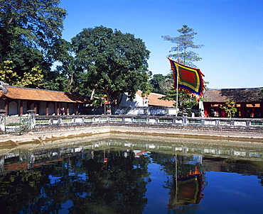 Temple of Literature, Hanoi, Vietnam, Indochina, Southeast Asia, Asia