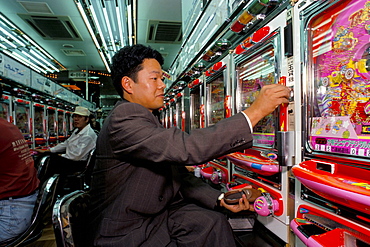 Pachinko parlour, Tokyo, Japan, Asia