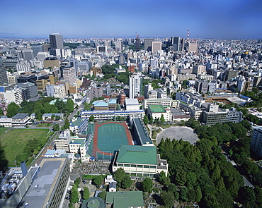 The skyline of Tokyo, Japan, Asia