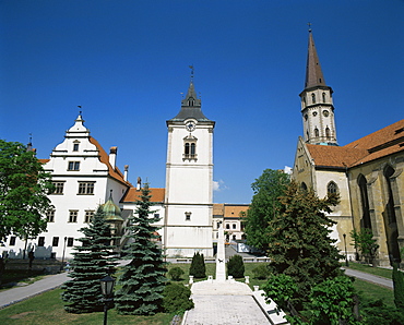 St. James church and Town Hall, Levoca, Slovakia, Europe