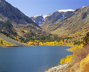 June Lake in the autumn, California, USA, North America