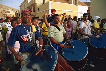 Mardi Gras festival, Mindelo City, Sao Vicente Island, Cape Verde Islands, Africa