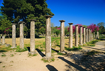 Olympia, birthplace of the Olympic games in 776 BC, Greece, Europe