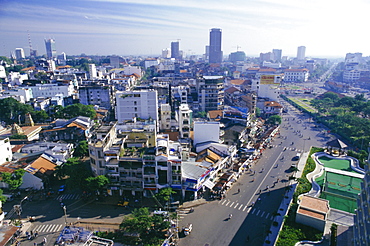 City skyline and modern construction, Ho Chi Minh City (formerly Saigon), Vietnam, Indochina, Southeast Asia, Asia