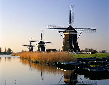 Windmills, Leidschendam, The Netherlands, Europe