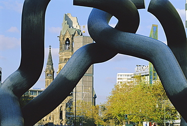 Kaiser Wilhelm church, Kurfurstendam, Berlin, Germany, Europe