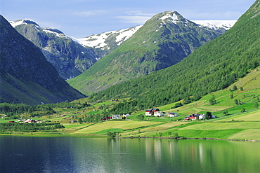 Scenery near Songdal, Western Fjords, Norway, Scandinavia, Europe