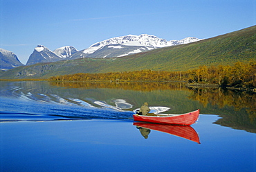 Mt. Kebnekaise, Sweden's highest mountain, (2117m), Laponia World Heritage Site, Lappland, Sweden, Scandinavia, Europe