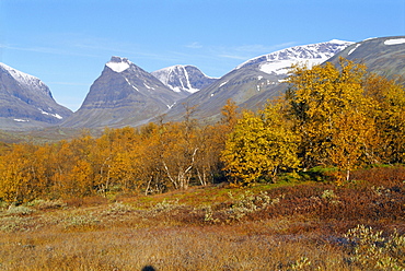 Mt. Kebnekaise, Sweden's highest mountain, (2117m), Laponia World Heritage Site, Lappland, Sweden, Scandinavia, Europe