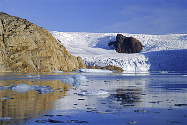 Glacier in Prins Christians Sund, South Greenland, Greenland