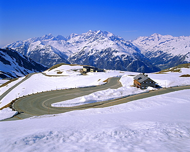 The Grossglockner road, Hohe Tauern National Park region, Austria