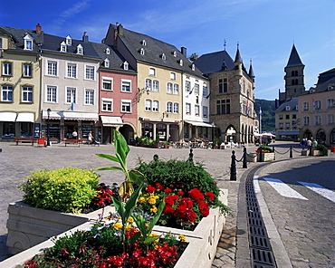 Town Square, Echternach, Luxembourg, Europe