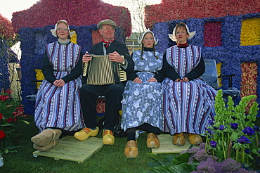 Flower Train festival, Noordwijk, Holland, Europe