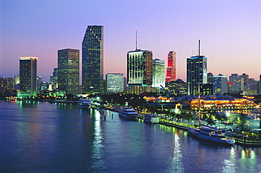 City skyline, Miami, Florida, USA