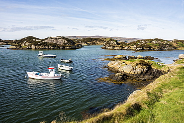 Granite coast near Dungloe, County Donegal, Ulster, Republic of Ireland, Europe