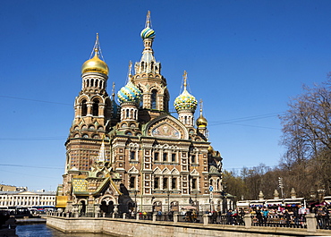 Church of our Saviour on Spilled Blood (Church of the Resurrection of Christ), UNESCO World Heritage Site, St. Petersburg, Russia, Europe