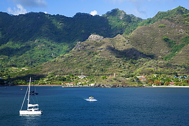 Taioha'e bay, Nuku Hiva, Marquesas islands, French Polynesia, South Pacific, Pacific