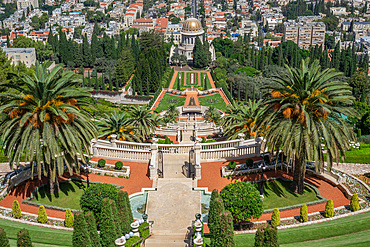 Bahai gardens, Haifa, Israel, Middle East