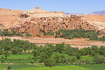 Kashbah Ait Benhaddou, UNESCO World Heritage Site, Draa Valley, Ouarzazate, Morocco, North Africa, Africa