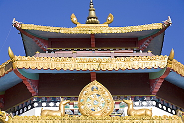 Durpin Gompa (Zong Dog Pairi Fo-Brang Gompa), Kalimpong's largest monastery, Durpin Hill, Kalimpong, West Bengal, India, Asia