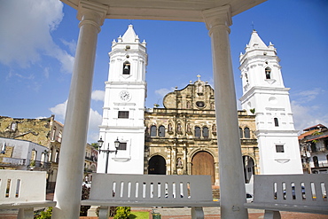 Metropolitan Cathedral, Independence Plaza (Main plaza), Casco Viejo also known as San Felipe, Panama City, Panama, Central America