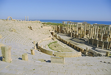 The Theater, Leptis Magna, Libya, North Africa