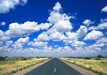 Road Leading to the Hoizon, Namibia, Africa