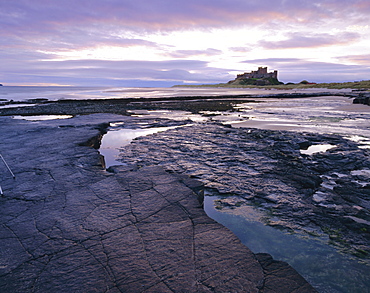 Bamburgh Castle at dawn, Northumberland, England