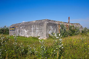 German built WWII bunker at Oddesund, Thyholm Peninsula, Denmark, Europe