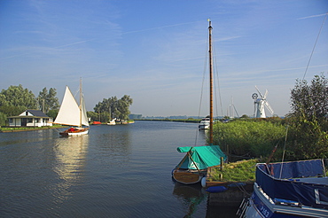 Thurne Broad, Norfolk, England, United Kingdom, Europe