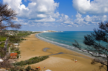 Vieste beach, Gargano coast, Adriatic, Puglia, Italy, Europe